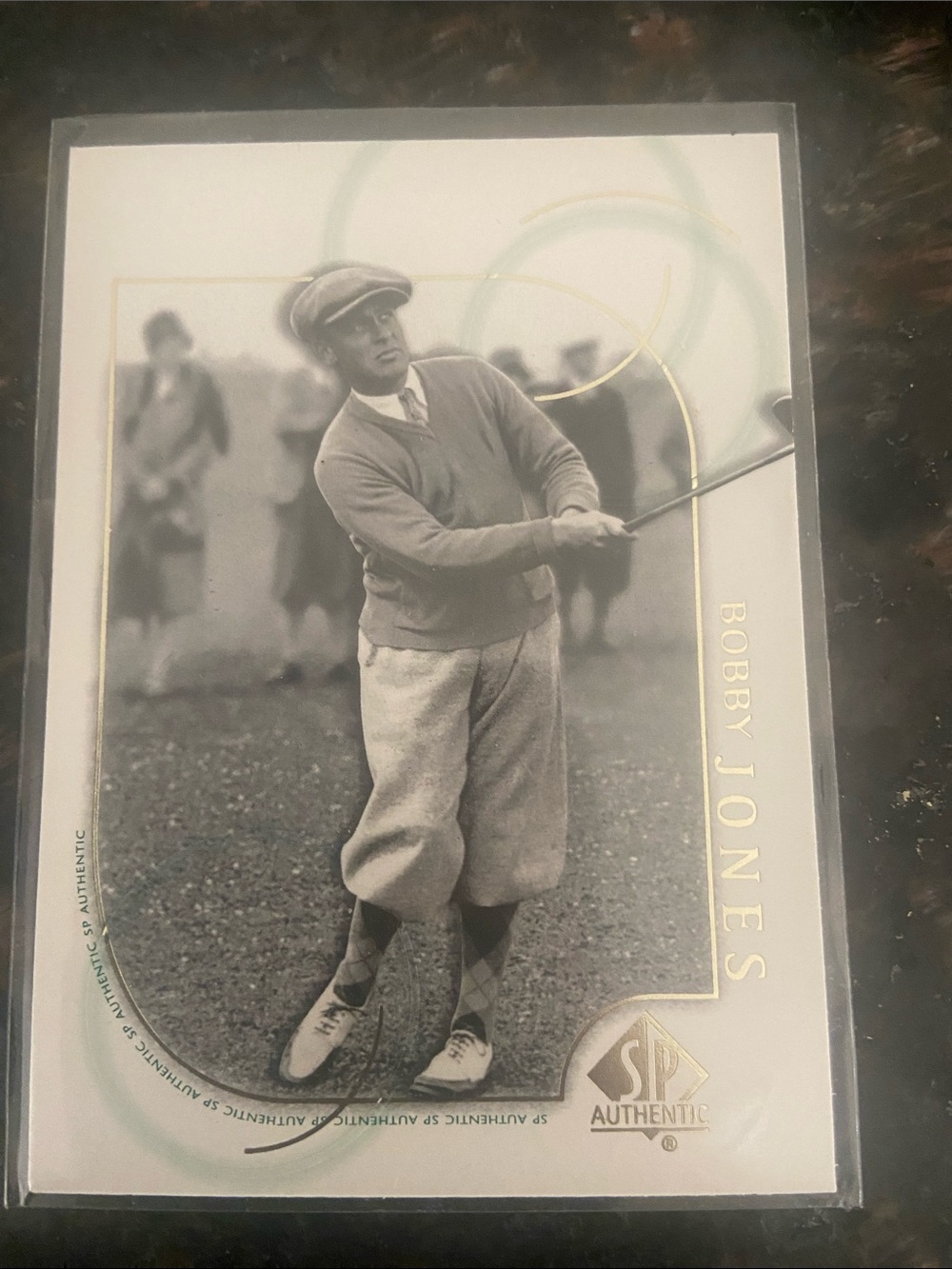 SP Authentic Upper Deck Bobby Jones Vintage Golf Trading Card - #26
